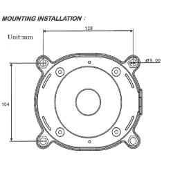 Lyskaster 150 LED 12V m/Fjernkontroll Hvit 