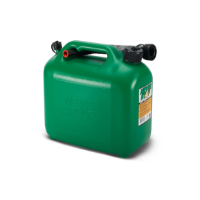 Never Stop Bensinkanne - Grnn Plast - 10 Liter- Auto stop helletut