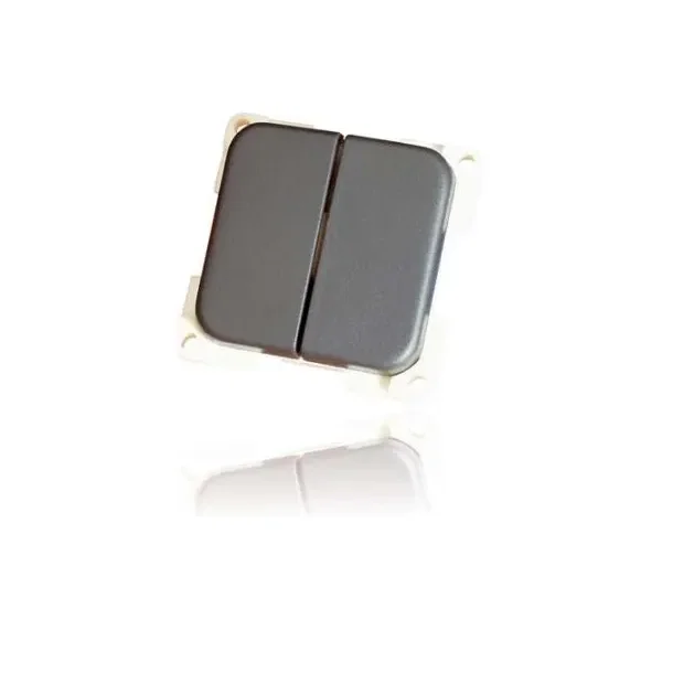 Defa Bryter Dobbel 12V Hvit