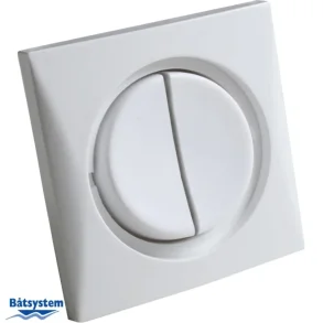  Btsystem Bryter Dobbel Krom