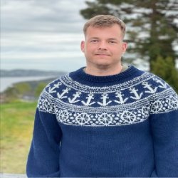 Maritim-genseren  i vrens bl og hvite herlige farger.