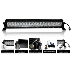 Dekkslyskaster LED 25cm 100W sort