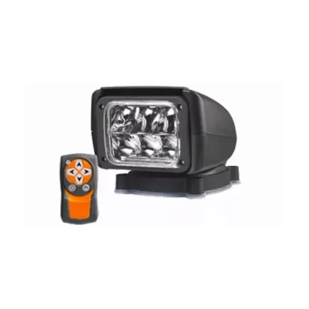 Lyskaster 150LED 12V m/Fjernkontroll Sort