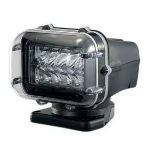 Lyskaster 970SL LED 12/24V m/Fjernkontroll Sort