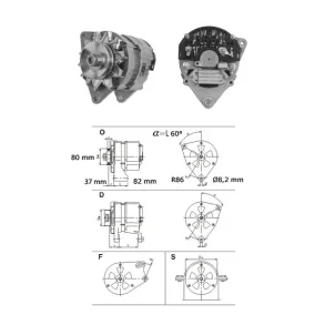 Dynamo 12V 70A LEA0437