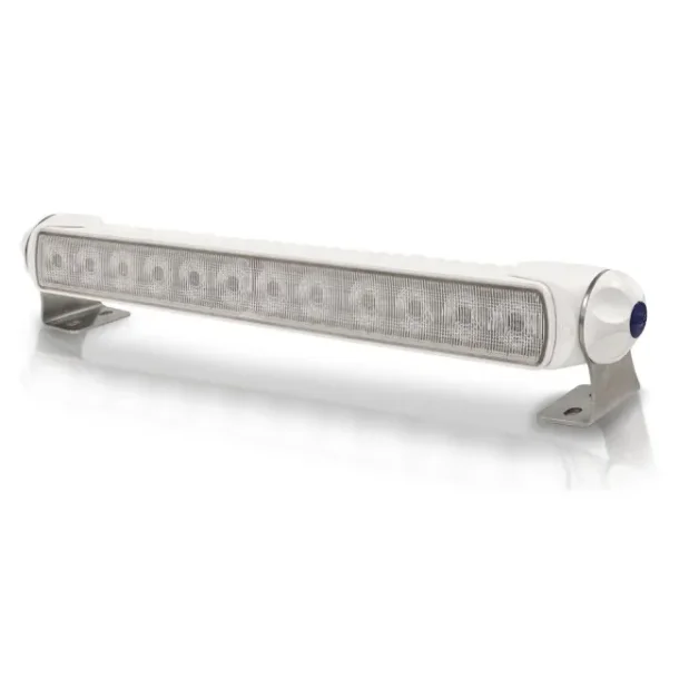 Hella Sea Hawk-350 LED lyskaster bredt lysbilde Hvit