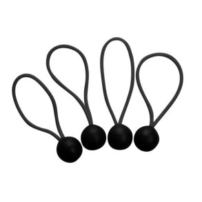 Presenningsstropper med kule - 4 stk. 