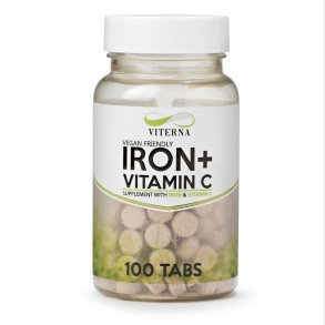 Viterna Vital Iron+Vitamin C, 100 tabs