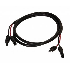 PV Kabel skjt 2m (MC4 hann + MC4 hunn)