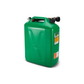 Never Stop Bensinkanne - Grnn Plast - 20 Liter- Auto stop helletut