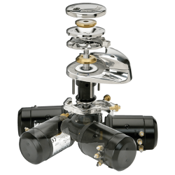 Lewmar Vinsj V3 kabelar/taunok 8mm kjetting 12V FastFit kit