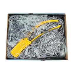 Garn Flyndregarn 70mm 0,28 50mx1,25m bl