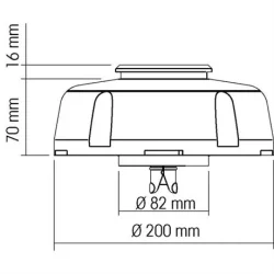 Ventilator Cool'n'dry Bl 160mm 