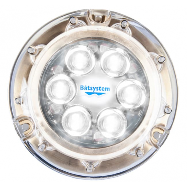 Btsystem Aqualight Undervannslys 110mm LED Hvit