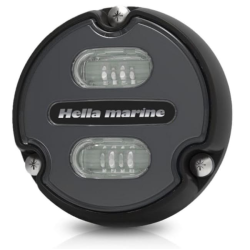 Hella Undervannslys 15W RGB Svart m/Gr bakgrunn