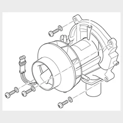 Ebersp�cher Viftemotor D4 24V For Airtronic D4 24V