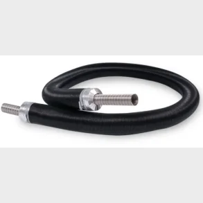 Eksosslange 28mm 225cm Isolert m/Lyddemper Rustfri Eksosslange for varmeapparat Innvendig diameter 2