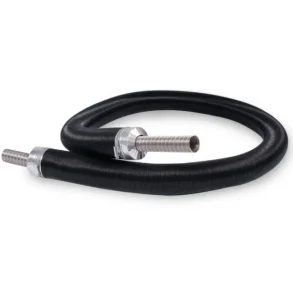 Eksosslange 28mm 225cm Isolert m/Lyddemper Rustfri Eksosslange for varmeapparat Innvendig diameter 2