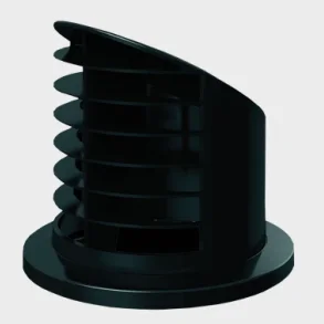 Ebersp�cher Vridbar dyse �pen 50/60 HL 90gr Sort Dyse for varmluft