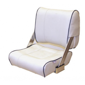 Btstol Modell 45 Hvit m/Bl kjeder 873+461 