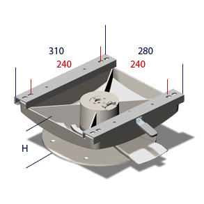 Stolstativ St-Lav 120mm.