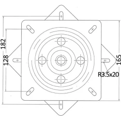 Svivelbrakett for Stolstativ 