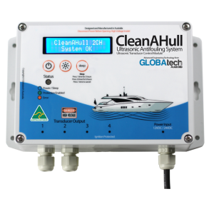 HullSonic Ultralyd kit 2 sendere Stopper og forhindrer algegroing 