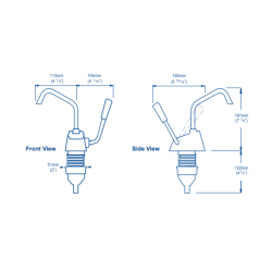 Whale Flipper Mk4 Pentrykran m/hndpumpe 