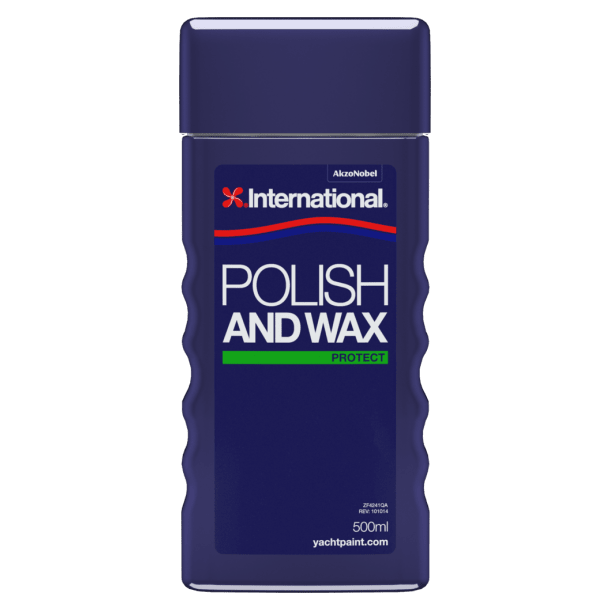 International Polish and Wax 0,5 liter Rens, polish og voks i ett Enkel i bruk Hyblankt resultat