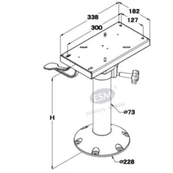 Sailcroft Stolstativ Columbia