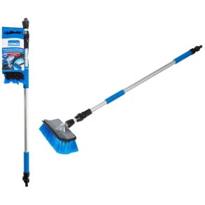 Vaskebrste teleskopisk med vanntilkobling 