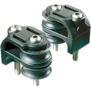 Lewmar Trimblokk Dobbel til Skinne med Stopper For Lewmar NTR skj�tesystem 10 mm line Leveres som pa