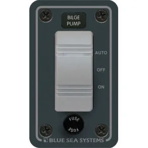 Blue Sea Bryterpanel til Lensepumpe vanntett 12/24V 