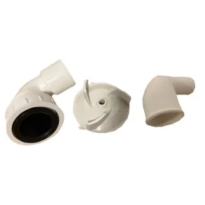 JP Silent Eletric Outlet Elbow Utlpsbend 1 1/2'' For Silent Electric toaletter