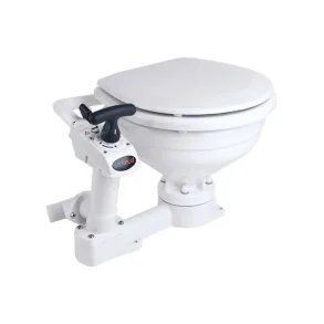 Seaflo Manuelt Toalett Compact Twist n' lock Soft close 