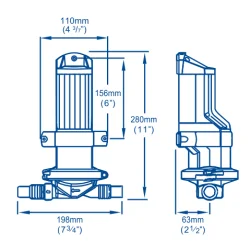Whale Gulper 320 12v grvannspumpe 