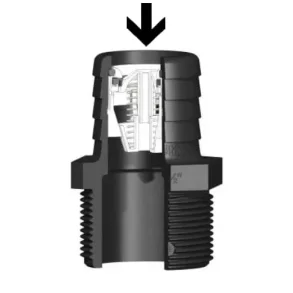 TruDesign Tilbakeslagsventil m/Utvendige gjenger 