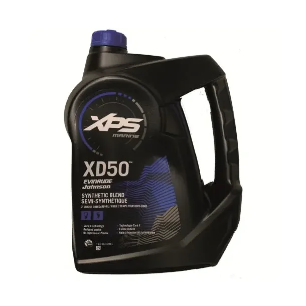 Evinrude olje XD50 2-takt 3,78L 2-taktsolje Utmerkede smreegenskaper Gir renere forbrenning