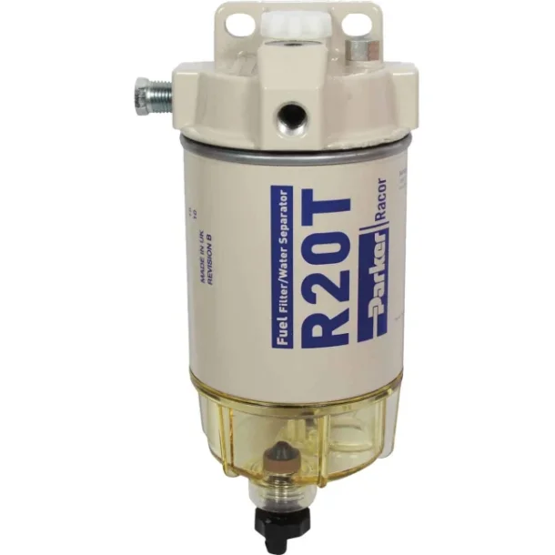 Racor 230R Diesel vannutskillerfilter 114 L/Time Diesel vannutskiller 10 micron / M14x1,5 gjenger Ma