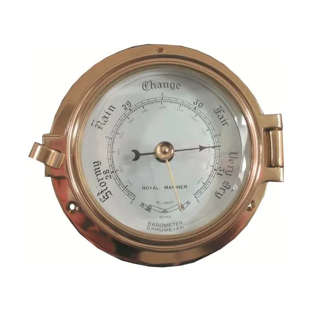 Barometer Messing 117mm Strste diameter: 117 mm Diameter glass: 80 mm Hyde: 45 mm