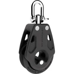 Lewmar Controlblokk singel m/svivel Lav vekt / hy styrke Lav friksjon For middelhy dynamisk last
