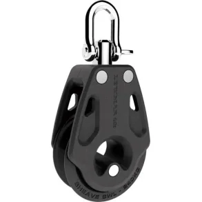 Lewmar Controlblokk singel m/svivel Lav vekt / h�y styrke Lav friksjon For middelh�y dynamisk last