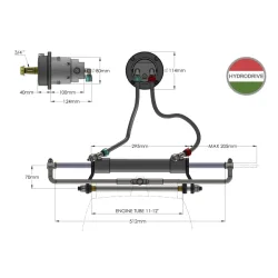 Hydrodrive Hydraulisk Styring MF155W