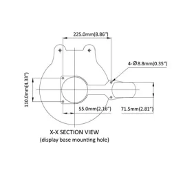 Seaflo Manuelt Toalett Compact Twist n' lock Soft close 