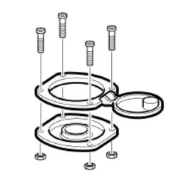 Whale Drkbeslag Metall Gusher 