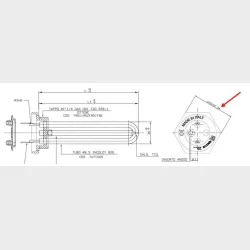 Ati Varmelement 1250W 230V Element varmtvannsbereder 1250W