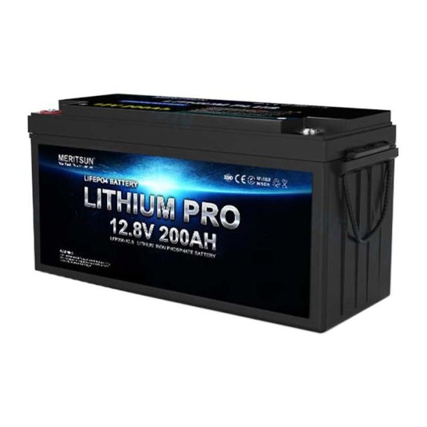 Meritsun LFP200-12.8 Lithium-batteri, 200Ah