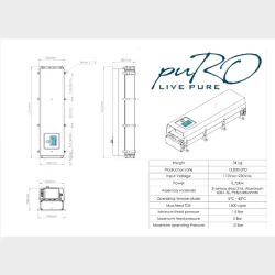 Omvendt osmose vannrenser ved kai - Helautomatisk - Styring via telefon