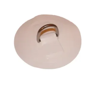 Slepering 130mm PVC Hvit