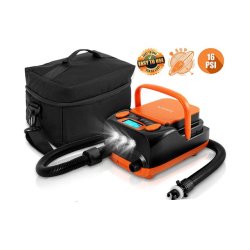 Oppladbar Luftpumpe RIB og SUP 6000mAh Lithium 0-16psi